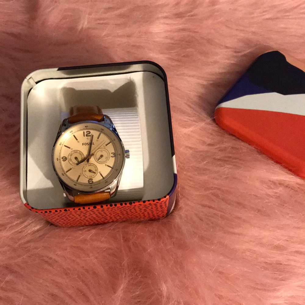 Fossil Watch, Brown